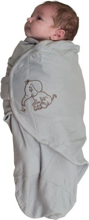 Zavinovačka měkká Bo Jungle B-Wrap Small (0-4 kg) Elephant 2018 - obrázek 1