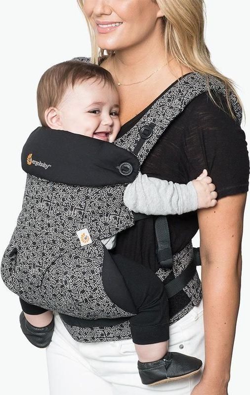 Nosítko na nošení dětí ErgoBaby 360 Keith Haring Black 2019 - obrázek 1