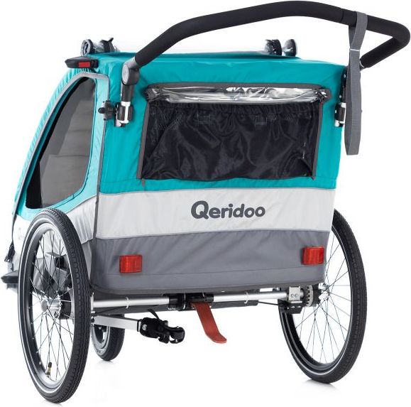 Vozík za kolo Qeridoo Sportrex 2 Aquamarine 2019 - obrázek 1