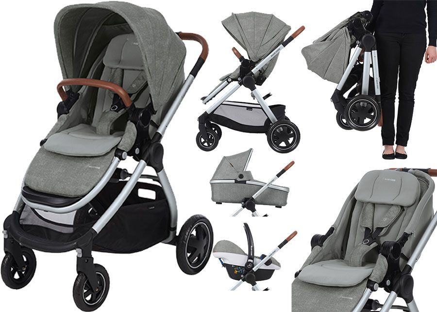 Sportovní kočárek Maxi-Cosi Adorra Nomad Black 2019 - obrázek 1