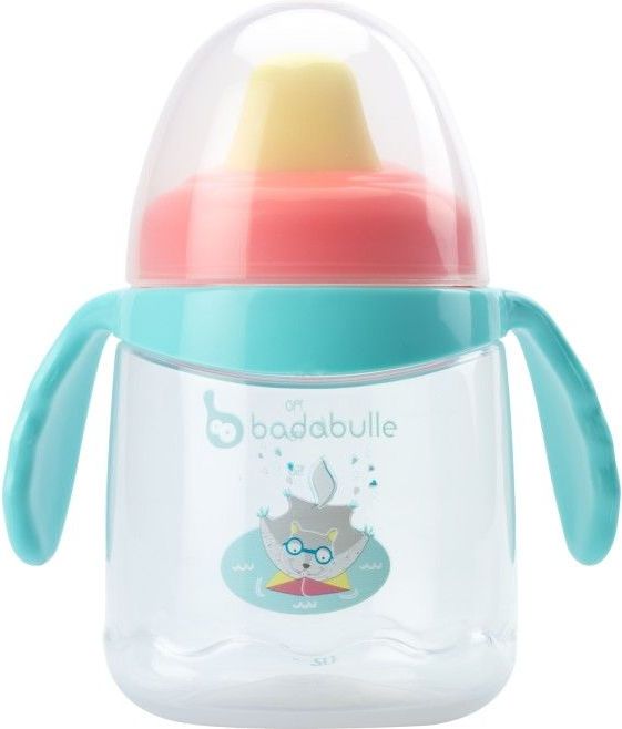 Nekapající hrníček s úchyty Badabulle 190 ml - obrázek 1