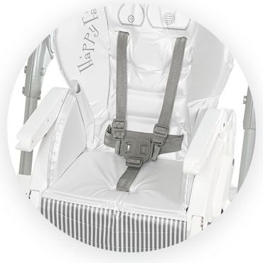 Jídelní židlička Brevi Convivio 501 Bílý Zajíček 2018 - obrázek 1