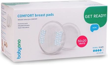 Prsní vložky do podprsenky Baby Ono 70kusů Comfort - obrázek 1