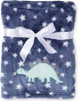 Dětská deka 75x100 cm Baby Matex Ricco Dark Blue Dino 3B - obrázek 1