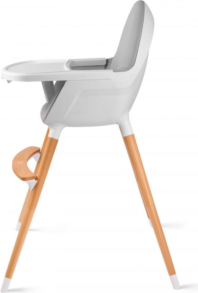 KINDERKRAFT Jídelní židlička Fini – Grey - obrázek 2