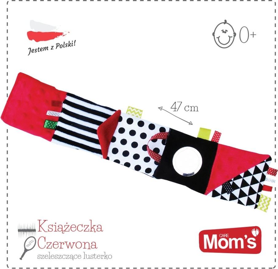 Plyšová knížečka Mom´s Care Červená 2018 - obrázek 1