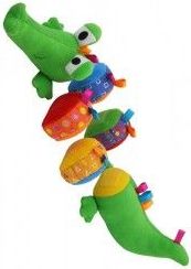 Plyšová edukační hračka BabyMix Krokodýlek - obrázek 1