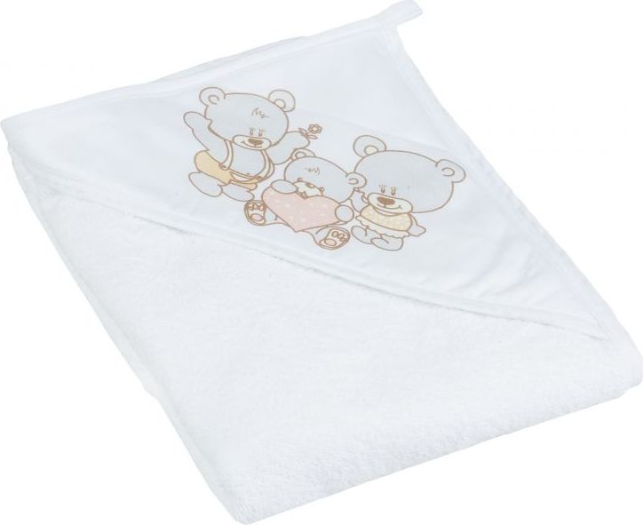 Osuška s kapucí 100x80 cm Tega Baby Teddy Bear - obrázek 1