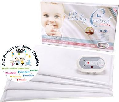 Baby Control Digital Monitor dechu Pro dvojčata - 4 podložky - obrázek 1