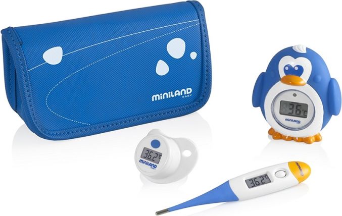 Sada teploměrů Miniland Baby Thermokit Blue 2018 - obrázek 1