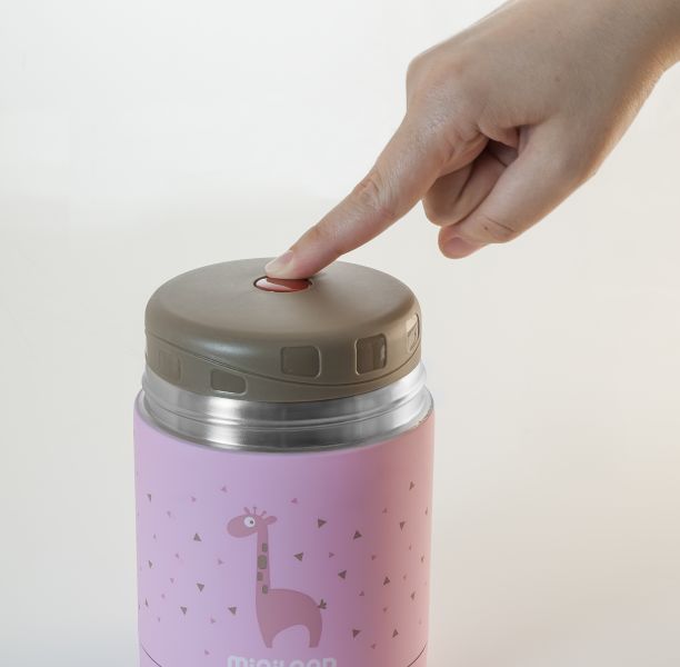 Termoska na jídlo 600 ml Miniland Baby Silky Pink 2018 - obrázek 1