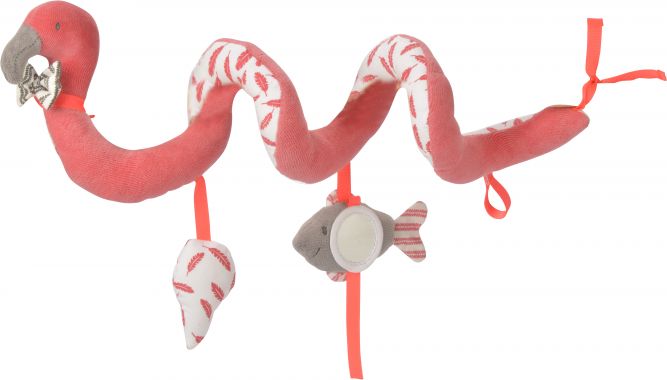 Spirálka do kočárku Kikadu Flamingo - obrázek 1