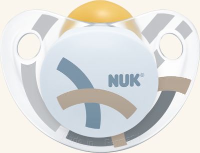 Kaučukové šidítko Nuk Trendline Adore Blue 6-18 měsíců - obrázek 1