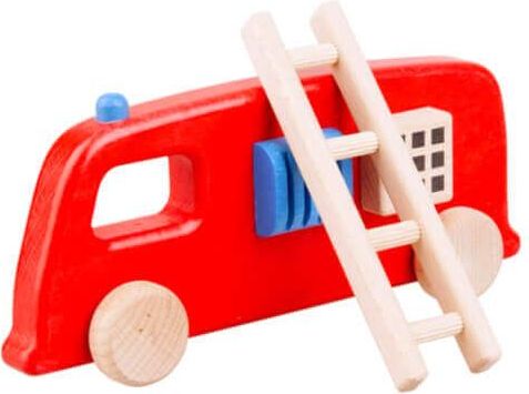 Dřevěná hračka Lupo Toys Fire Truck - obrázek 1
