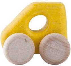 Dřevěná hračka Lupo Toys Car Smart Yellow 2018 - obrázek 1