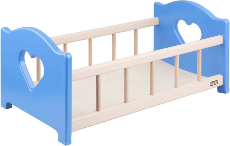Postýlka pro panenky Lupo Toys XL Baby Blue 2018 - obrázek 1