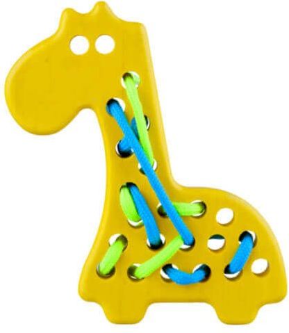 Dřevěná hračka přešívanka Lupo Toys Giraffe - obrázek 1