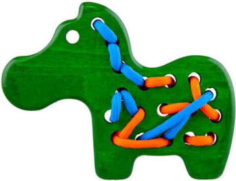 Dřevěná hračka přešívanka Lupo Toys Zebra - obrázek 1
