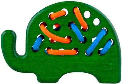 Dřevěná hračka přešívanka Lupo Toys Elephant - obrázek 1