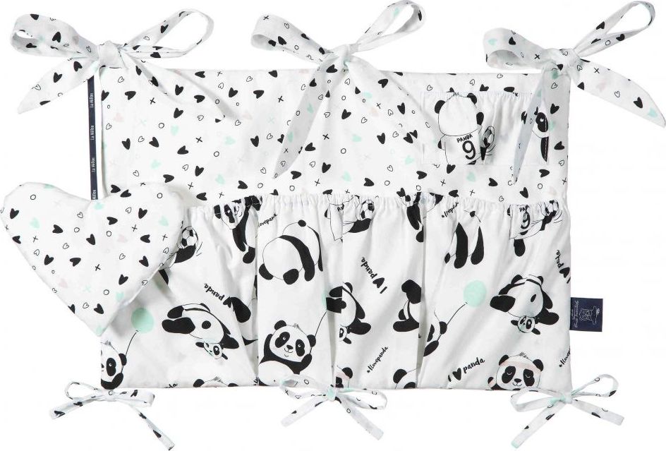 Kapsář na postýlku La Millou Love Panda - obrázek 1