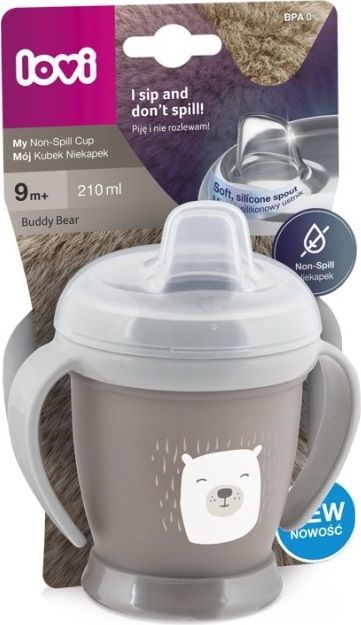 LOVI Hrníček nevylévací Buddy Bear 210 ml (9m+) - obrázek 2