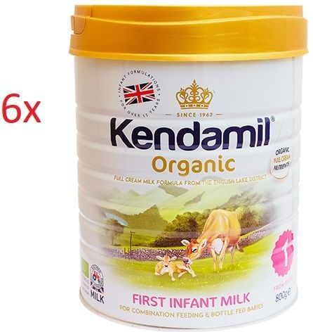 6x Kojenecká mléko 800g Kendamil First Infant Milk Organic 1 - obrázek 1