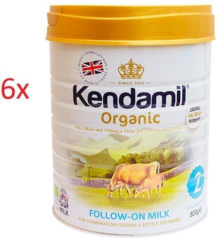 6x Kojenecké mléko 800g Kendamil Follow On Me Organic 2 - obrázek 1