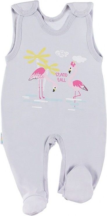 Dupačky Ewa Klucze Family Flamingo Grey 74 - obrázek 1