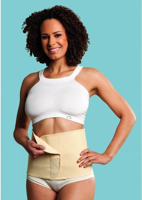 Stahovací pás po porodu Carriwell Belly Binder Natural - obrázek 1
