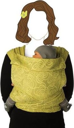 Šátek na nošení dětí Babylonia BB Tai Organic Jacquard - obrázek 2
