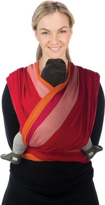 Šátek na nošení dětí Babylonia BB Slen Organic Trend Papaya 490 cm - obrázek 1