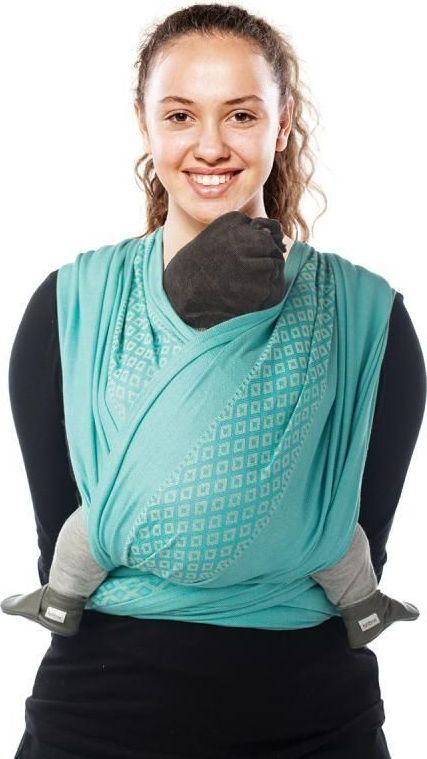 Šátek na nošení dětí Babylonia BB Slen Organic Jacquard Turkish Delight 460 cm - obrázek 1