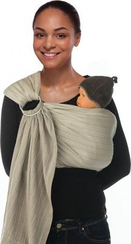 Šátek na nošení dětí Babylonia BB Sling Organic Jacquard - obrázek 1