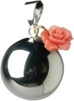 Babylonia Bola Silver With Rose Charm B-BOLA VK890 - obrázek 1
