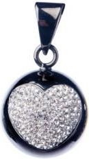 Babylonia Bola Black With Glitter Heart B-BOLA VG630 - obrázek 1