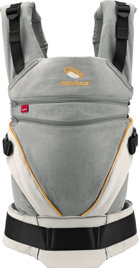 Manduca XT Cotton Nosítko pro dítě šedá oranžová - obrázek 1