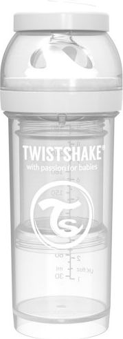 Twistshake Kojenecká láhev Anti-Colic 260ml Pastelově růžová - obrázek 2
