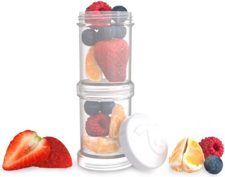 Twistshake Zásobník 100ml Bílá, 2 ks - obrázek 1