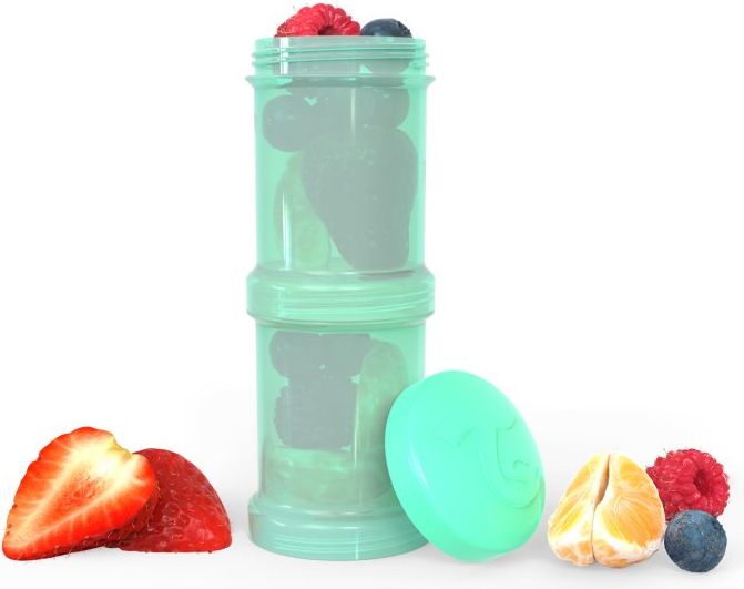 Twistshake Zásobník 100ml Pastelově zelená, 2 ks - obrázek 1