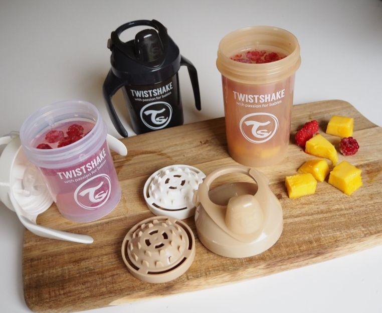 Twistshake Hrnek učicí Bílá230ml 4+m - obrázek 2