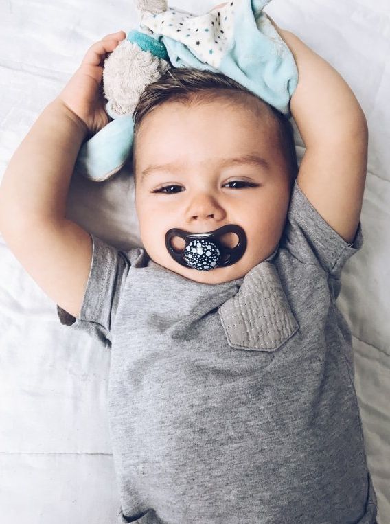 Twistshake Dudlík mini 0-6m Černá Bílá, 2 ks - obrázek 2