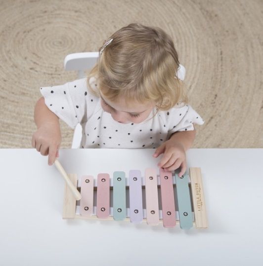 Xylofon Little Dutch Xylophone Blue 2019 - obrázek 2