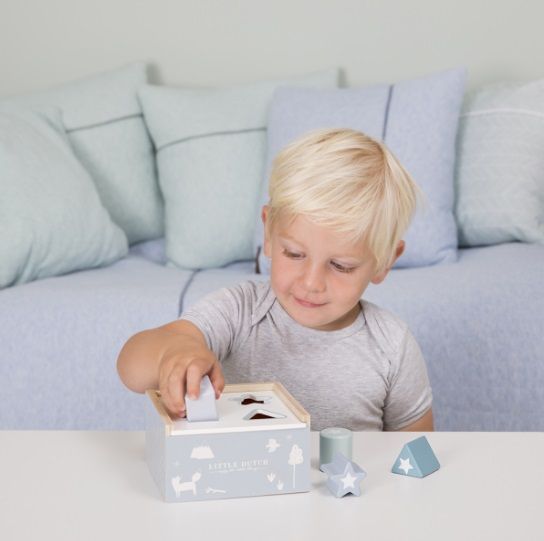 Vkládačka Little Dutch Shape Sorter Blue 2019 - obrázek 1
