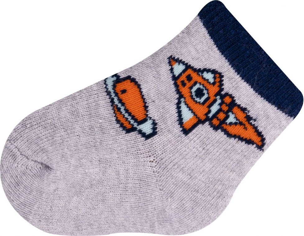 Ponožky froté Yo Orange Rocket 6-9 měsíců - obrázek 1