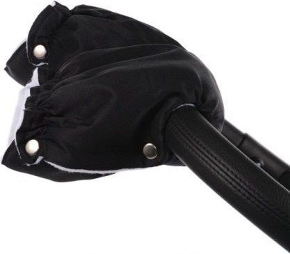 Rukávník ke kočárku Jasmine Uni Black - obrázek 1