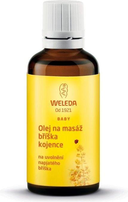 Olej na masáž bříška kojence 50 ml Weleda - obrázek 1