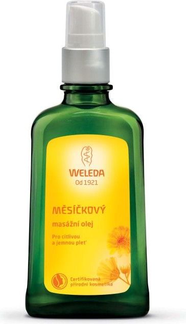 Měsíčkový masážní olej 100 ml Weleda - obrázek 1