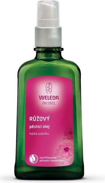 Růžový pěsticí olej 100 ml Weleda - obrázek 1