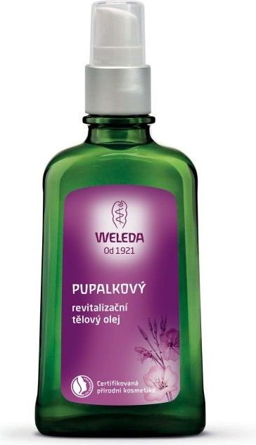 Pupalkový revitalizující tělový olej 100 ml Weleda - obrázek 1