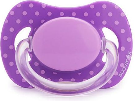 Šidítko fyziologické latex 0m+ Suavinex Purple 2018 - obrázek 1
